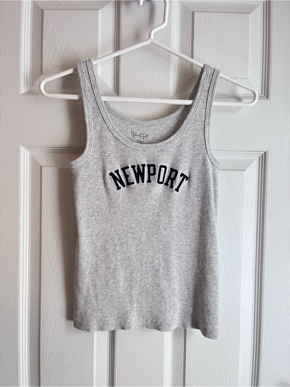 Brandy Melville John Galt Newport Embroidered Beyonca Tank Top
